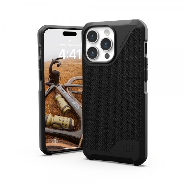 Urban Armor Gear (UAG) iPhone 15 Pro Max Skal Metropolis LT MagSafe Kevlar Black