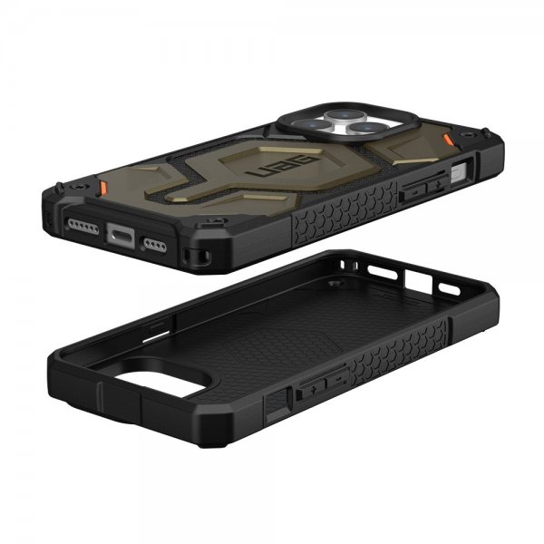 Urban Armor Gear (UAG) iPhone 15 Pro Max Skal Monarch Pro MagSafe Kevlar Element Green