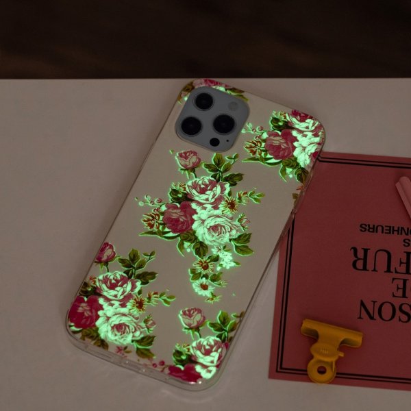 iPhone 15 Pro Max Skal Motiv Rosor Vit