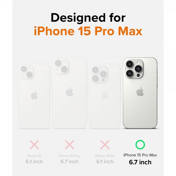 Ringke iPhone 15 Pro Max Skal Onyx Design Sticker