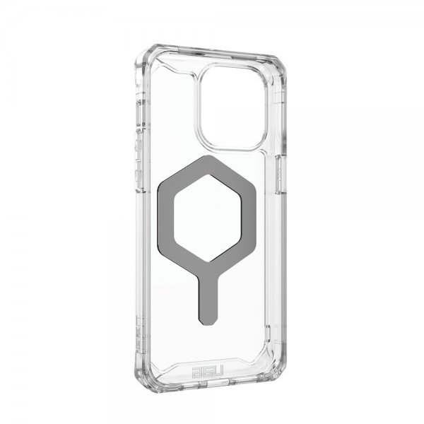 Urban Armor Gear (UAG) iPhone 15 Pro Max Skal Plyo MagSafe Ice Silver