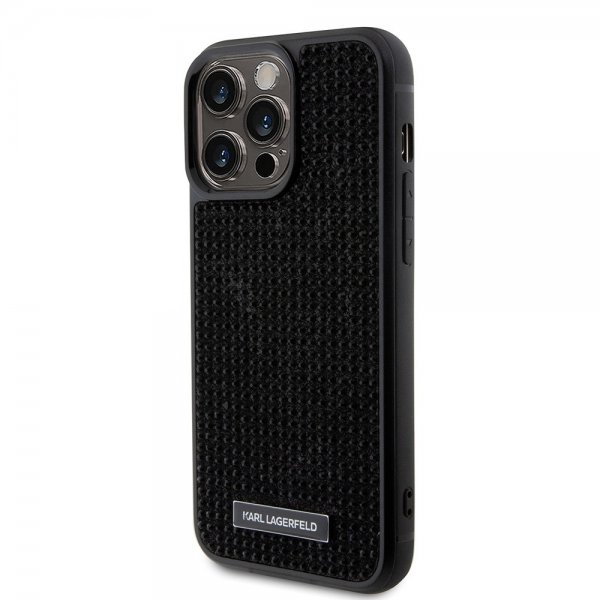 Karl Lagerfeld iPhone 15 Pro Max Skal Rhinestone Svart