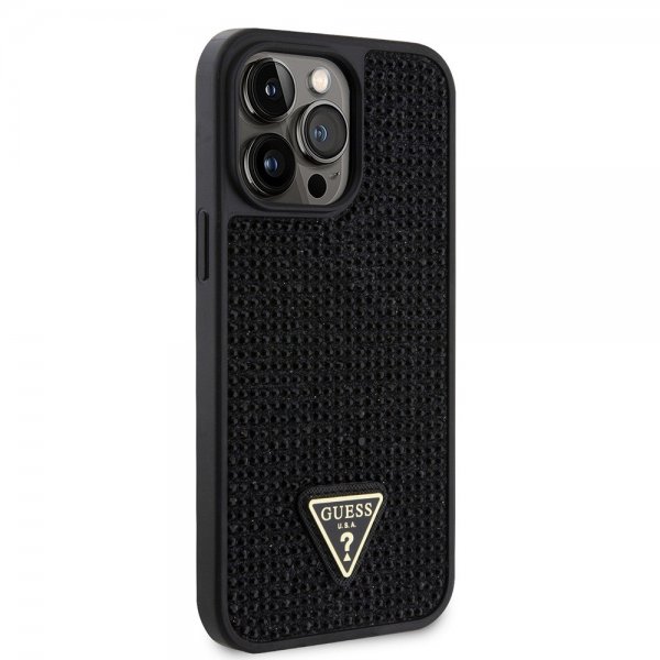 Guess iPhone 15 Pro Max Skal Rhinestone Svart