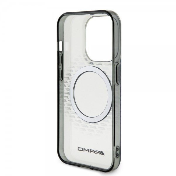 Mercedes Benz iPhone 15 Pro Max Skal Rhombus Pattern MagSafe AMG Transparent