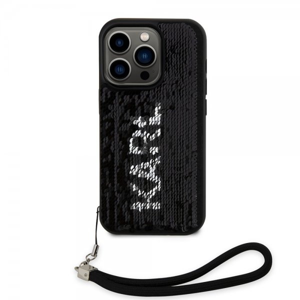 Karl Lagerfeld iPhone 15 Pro Max Skal Sequin Svart