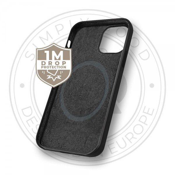 Xqisit iPhone 15 Pro Max Skal Silicone Case MagSafe Svart