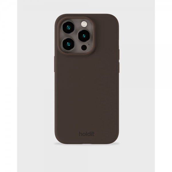holdit iPhone 15 Pro Max Skal Silikon Chocolate