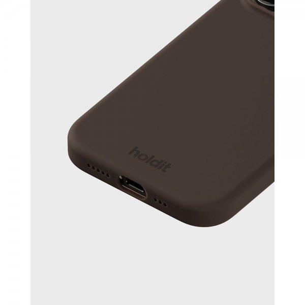 holdit iPhone 15 Pro Max Skal Silikon Chocolate