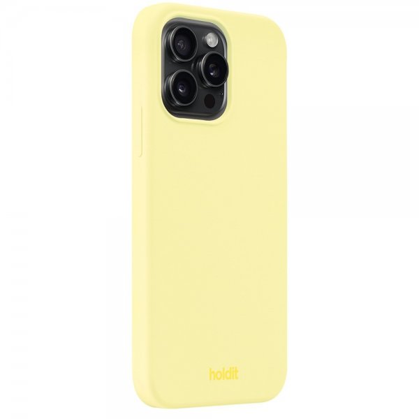 holdit iPhone 15 Pro Max Skal Silikon Lemonade