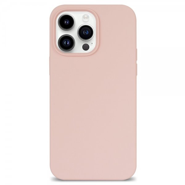 iPhone 15 Pro Max Skal Silikon Ljusrosa