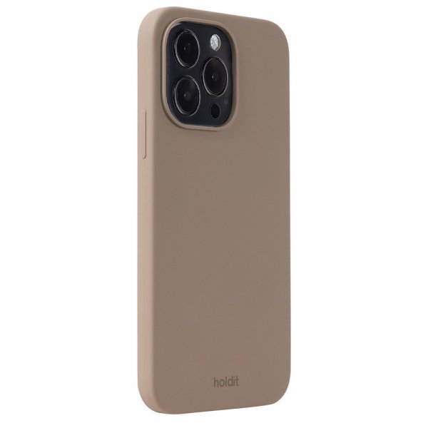 holdit iPhone 15 Pro Max Skal Silikon Mocha Brown