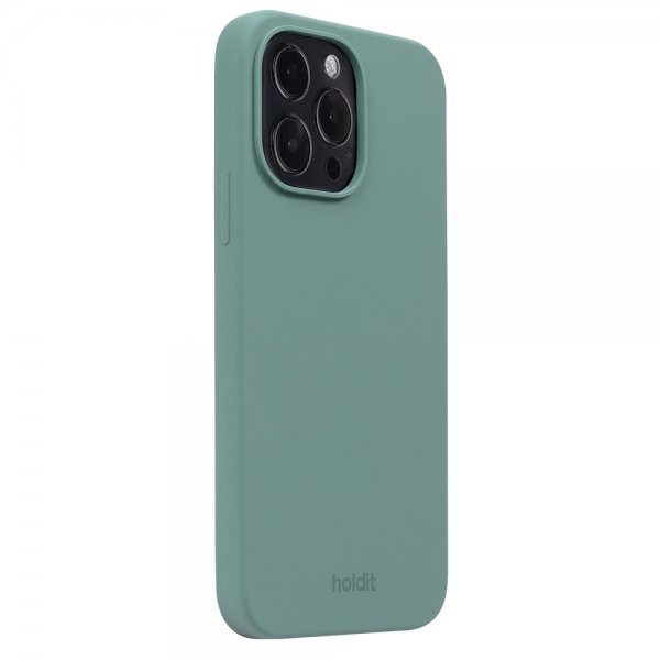 Holdit iPhone 15 Pro Max Skal Silikon Moss Green