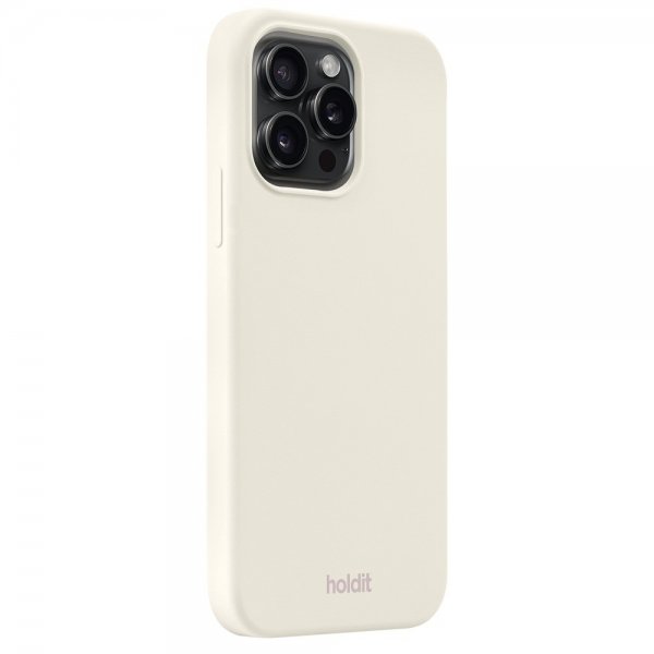 holdit iPhone 15 Pro Max Skal Silikon Soft Linen