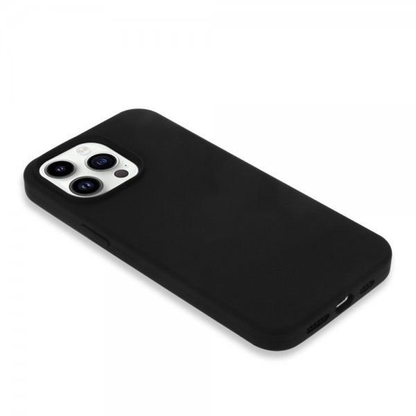 iPhone 15 Pro Max Skal Silikon Svart