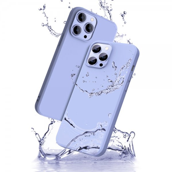 X-Level iPhone 15 Pro Max Skal Silikontextur Blå
