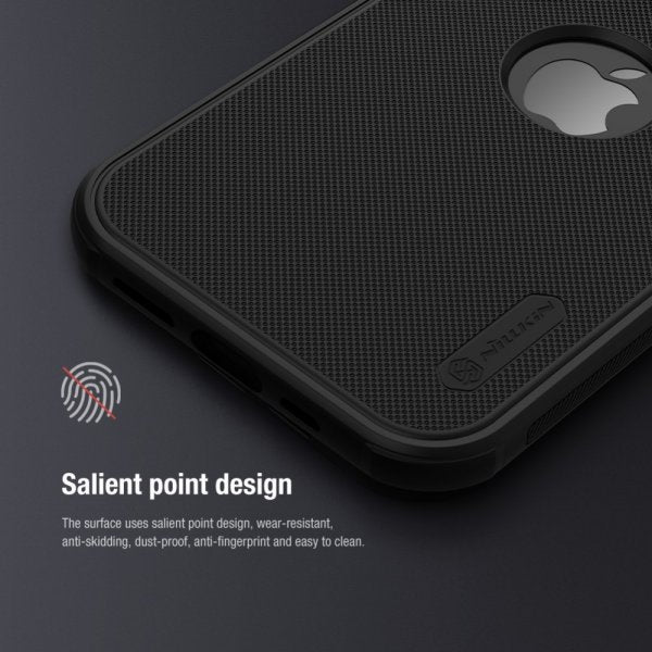Nillkin iPhone 15 Pro Max Skal Super Frosted Shield Pro Logo Hole Blå