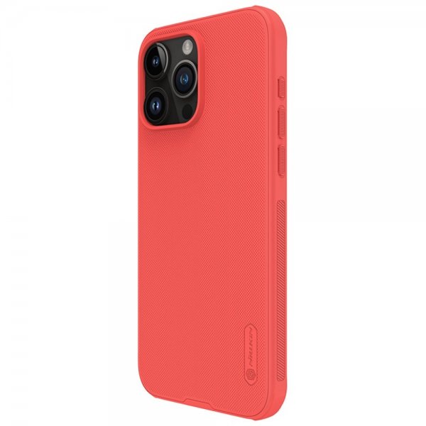 Nillkin iPhone 15 Pro Max Skal Super Frosted Shield Pro Röd