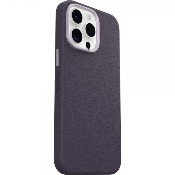 Otterbox iPhone 15 Pro Max Skal Symmetry Cactus Leather MagSafe Plum Luxe