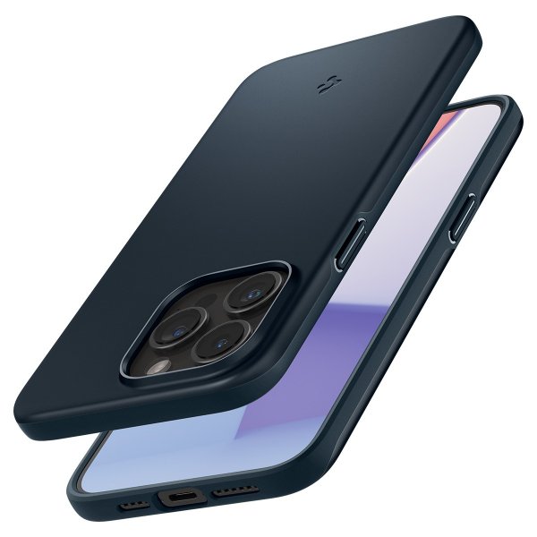 Spigen iPhone 15 Pro Max Skal Thin Fit Metal Slate