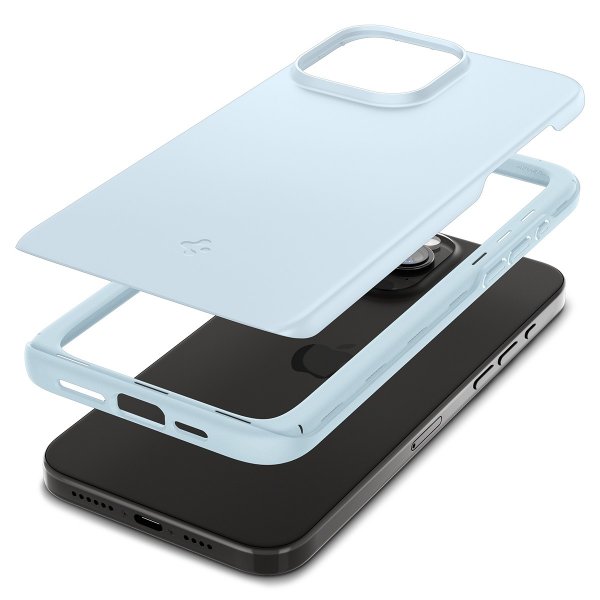Spigen iPhone 15 Pro Max Skal Thin Fit Mute Blue