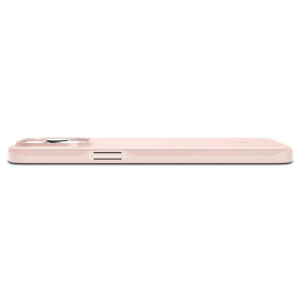 Spigen iPhone 15 Pro Max Skal Thin Fit Pink Sand
