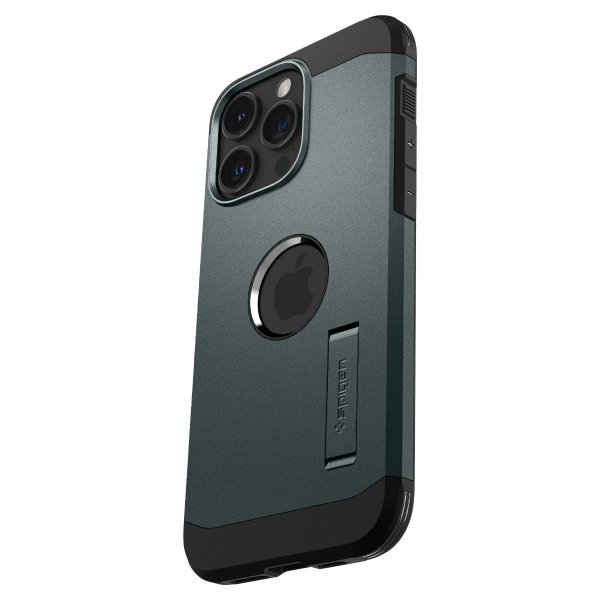 Spigen iPhone 15 Pro Max Skal Tough Armor MagFit Abyss Green