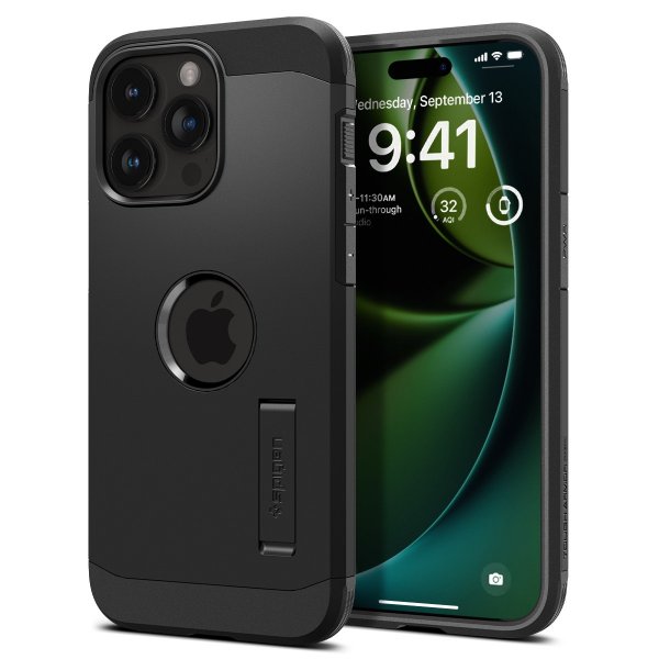 Spigen iPhone 15 Pro Max Skal Tough Armor MagFit Svart