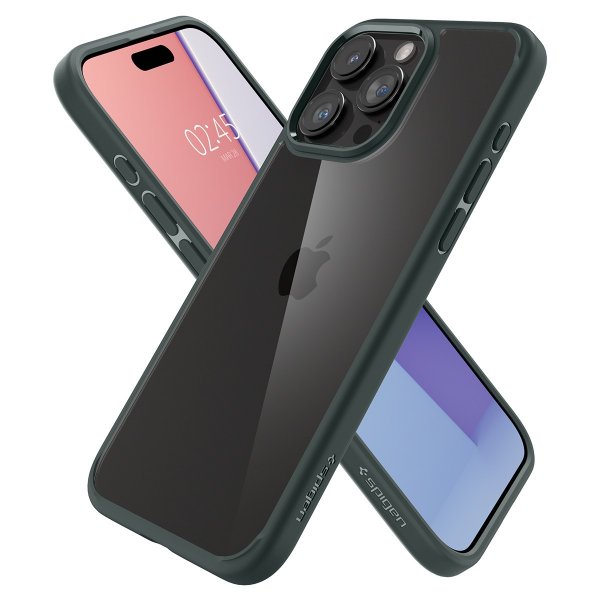 Spigen iPhone 15 Pro Max Skal Ultra Hybrid Abyss Green
