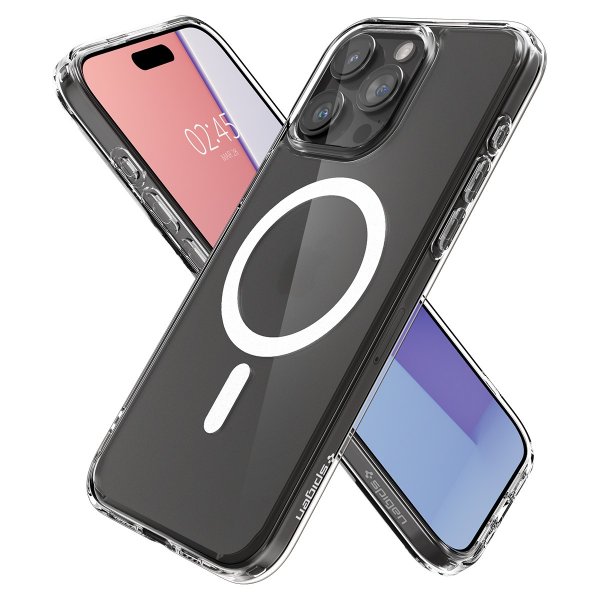 Spigen iPhone 15 Pro Max Skal Ultra Hybrid MagFit Frost Clear