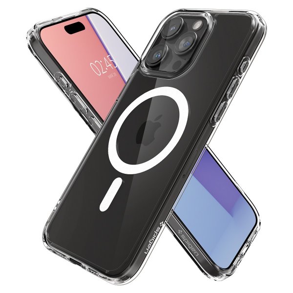 Spigen iPhone 15 Pro Max Skal Ultra Hybrid MagFit Vit