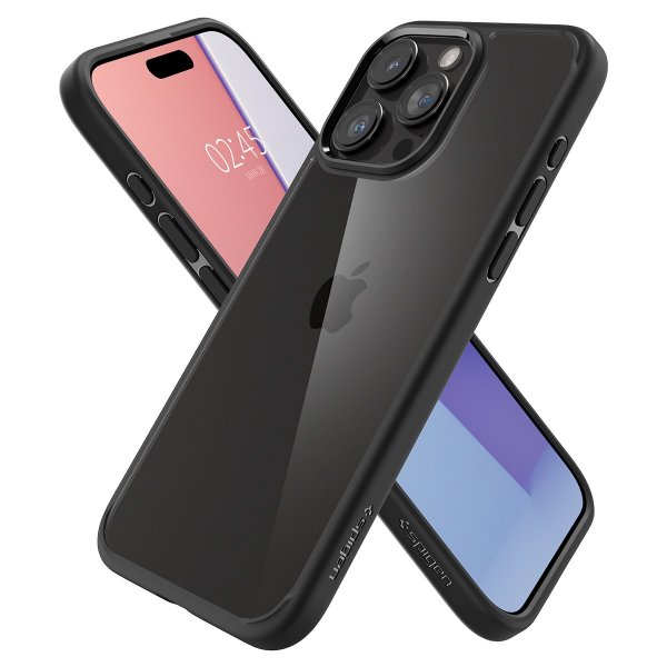 Spigen iPhone 15 Pro Max Skal Ultra Hybrid Matte Matte Black