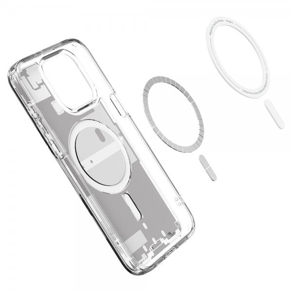 Spigen iPhone 15 Pro Max Skal Ultra Hybrid Zero One MagFit Vit