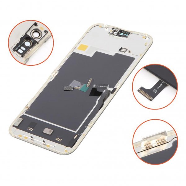 iPhone 15 Pro Max Soft OLED Display High Quality Black(DD brand)