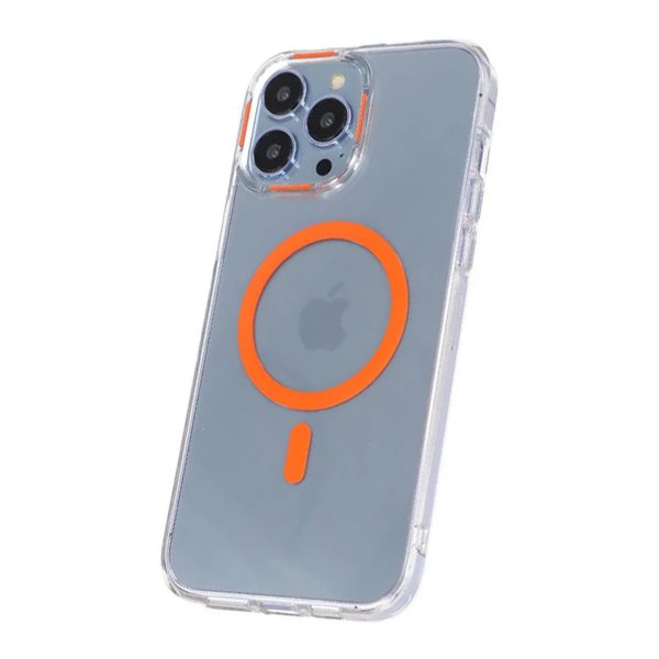 iPhone 15 Pro Max Skal TPU MagSafe Orange