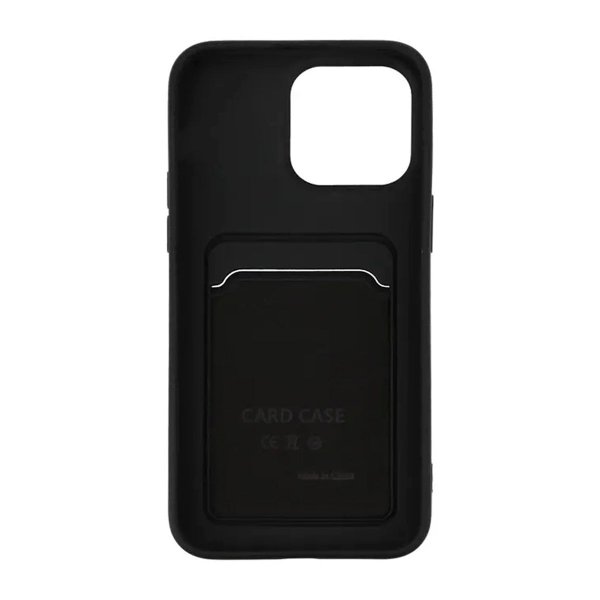 iPhone 15 Pro Skal Korthållare Svart