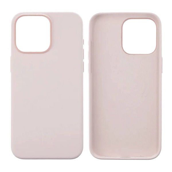 Rvelon iPhone 15 Pro Skal Silikon Rosa