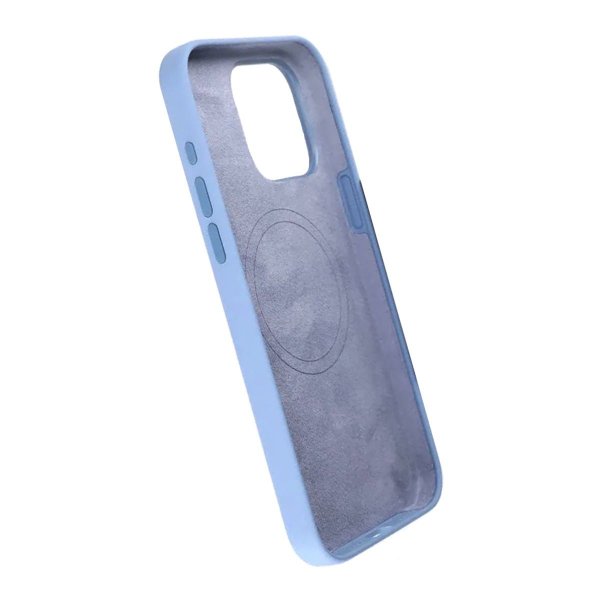 Rvelon iPhone 15 Pro Skal Silikon MagSafe Blå