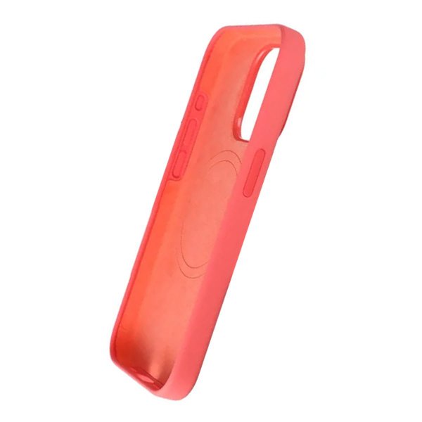 Rvelon iPhone 15 Pro Skal Silikon MagSafe Röd