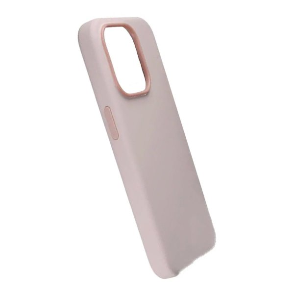 Rvelon iPhone 15 Pro Skal Silikon MagSafe Rosa