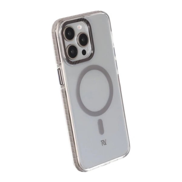 Rvelon iPhone 15 Pro Skal TPU MagSafe Grå