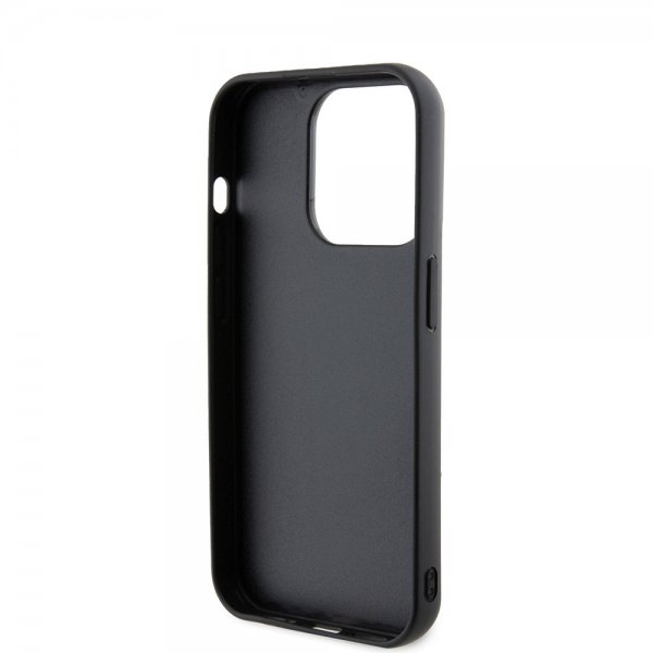 Karl Lagerfeld iPhone 15 Pro Skal 3D Rubber Karl & Choupette Svart