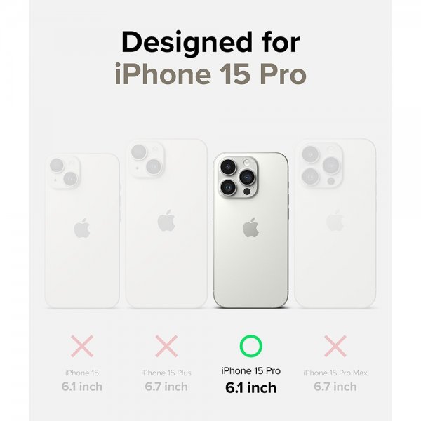 Ringke iPhone 15 Pro Skal Air Clear