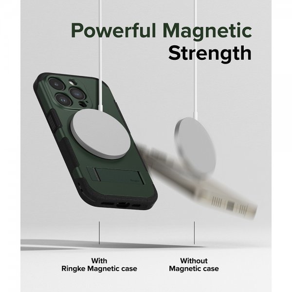 Ringke iPhone 15 Pro Skal Alles MagSafe Dark Green