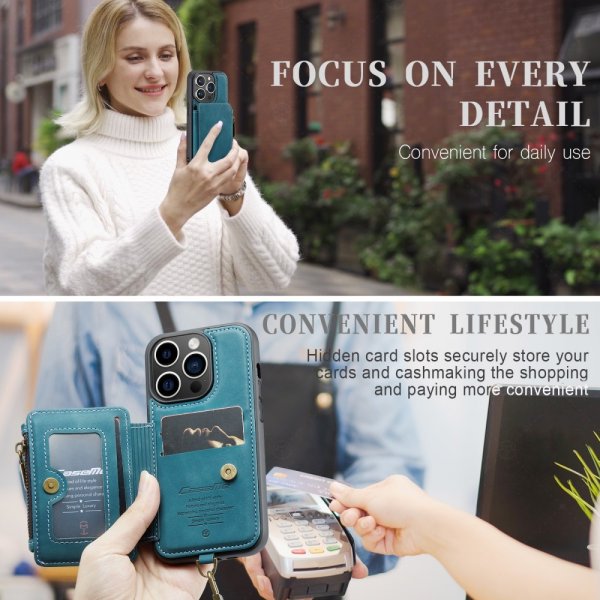 CaseMe iPhone 15 Pro Skal C20 Series Petrol