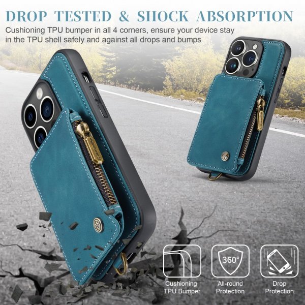 CaseMe iPhone 15 Pro Skal C20 Series Petrol