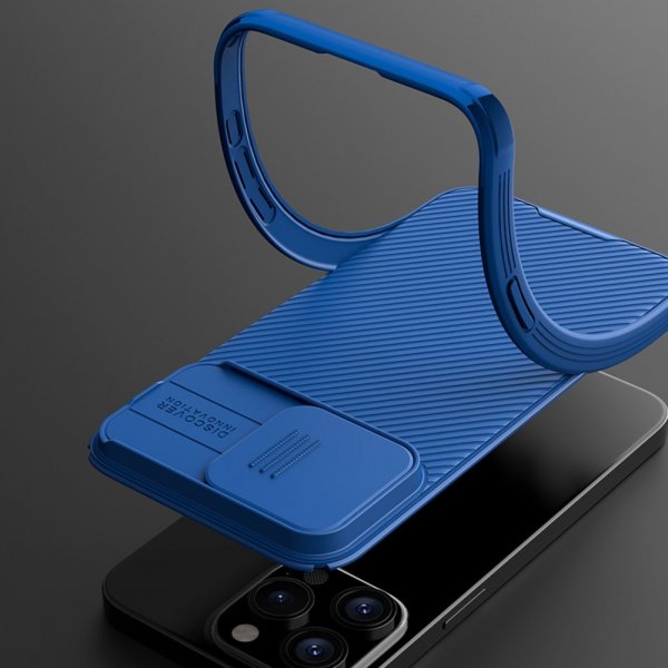 Nillkin iPhone 15 Pro Skal CamShield Blå