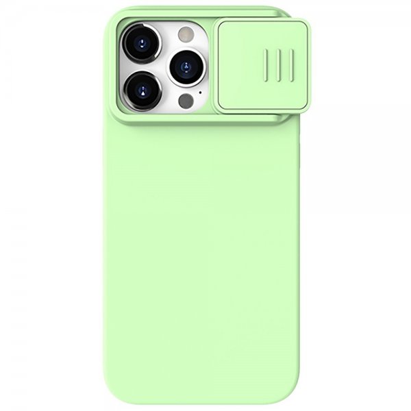 Nillkin iPhone 15 Pro Skal CamShield Silky Ljusgrön