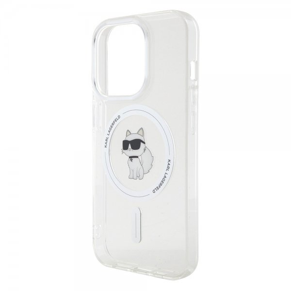 Karl Lagerfeld iPhone 15 Pro Skal Choupette MagSafe Transparent