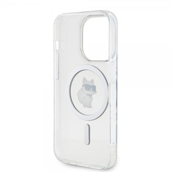 Karl Lagerfeld iPhone 15 Pro Skal Choupette MagSafe Transparent