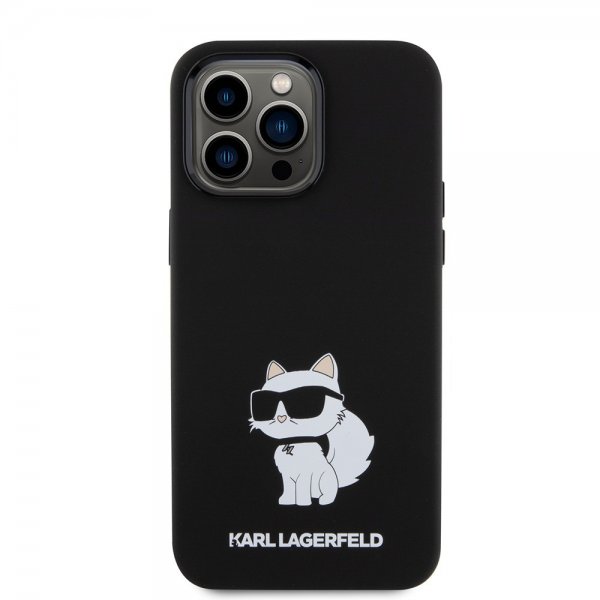 Karl Lagerfeld iPhone 15 Pro Skal Choupette NFT Svart